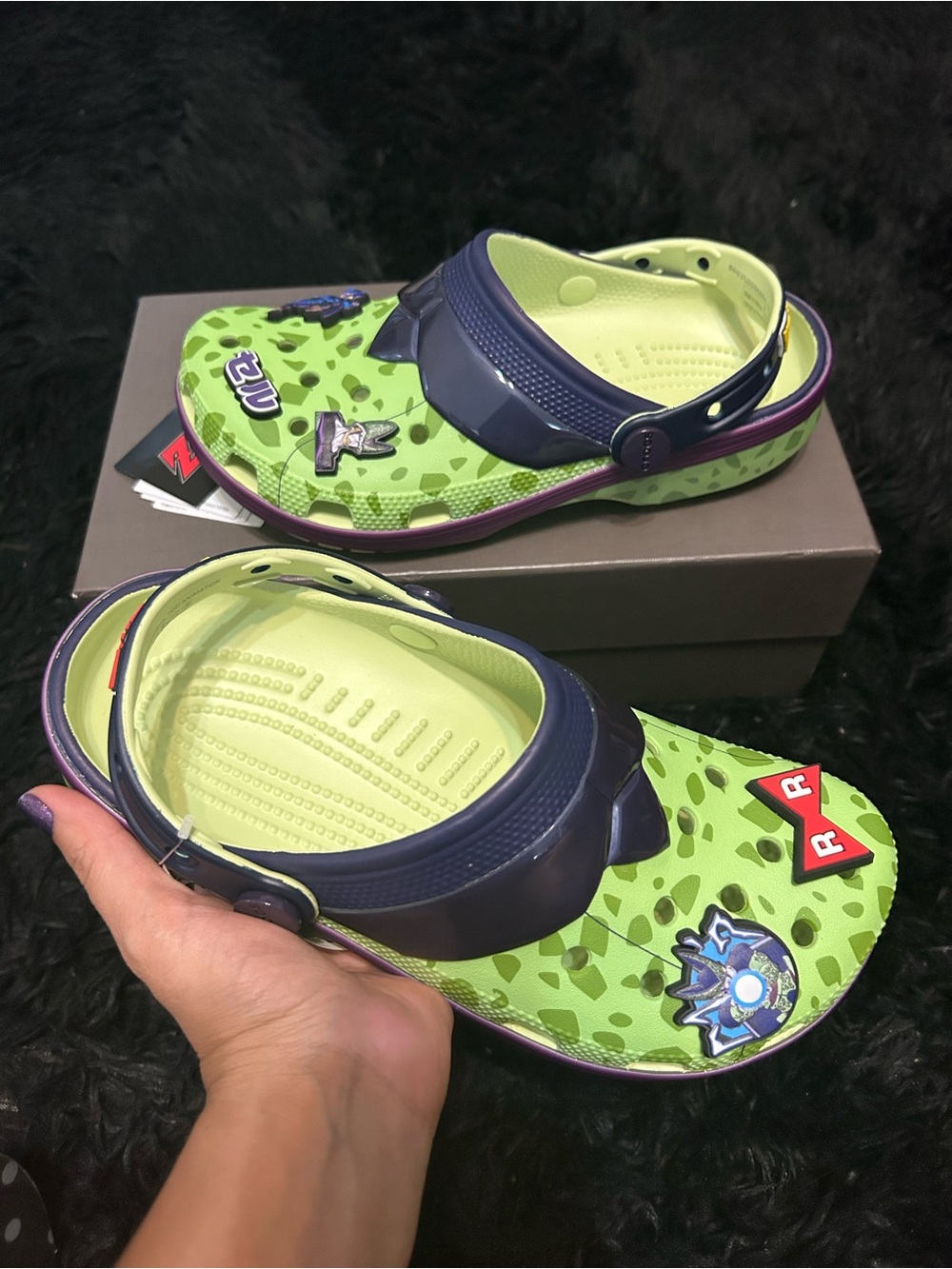 CROCS Dragon Ball Z Cell Classic Clog mules sandals slippers shoes women’s 8 new